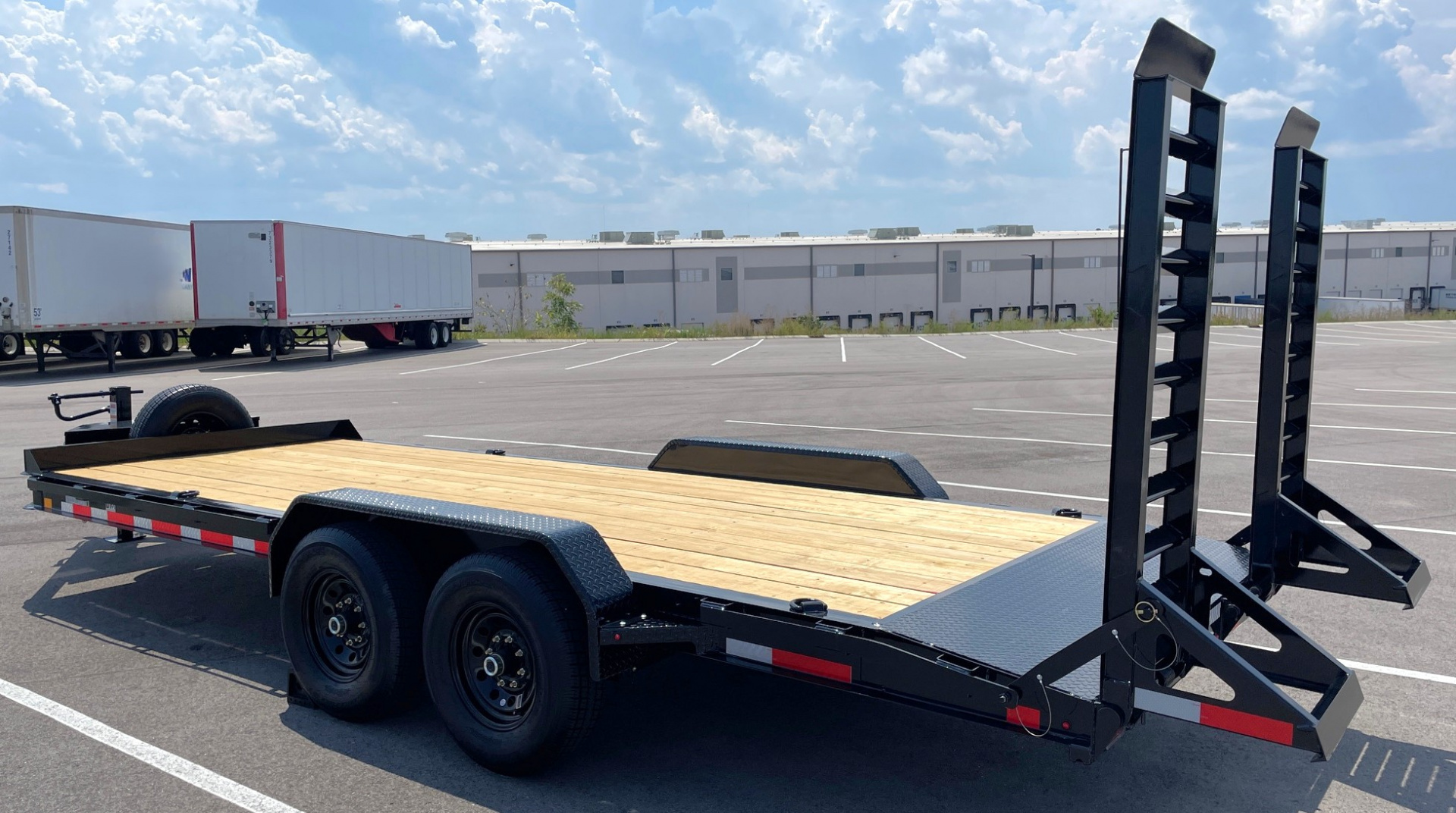 New Diamond C Baseline 20' Equipment Trailer 14,000LB, Spare Tire, Tool Box