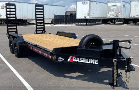 New Diamond C Baseline 20' Equipment Trailer 14,000LB, Spare Tire, Tool Box