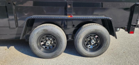 New 6 x 12 BWISE Low Pro Dump Trailer 10k
