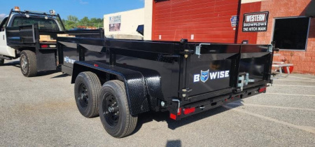 New 6 x 12 BWISE Low Pro Dump Trailer 10k