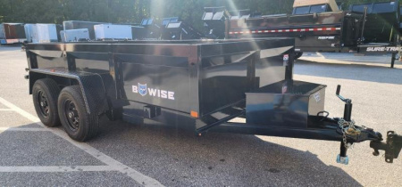 New 6 x 12 BWISE Low Pro Dump Trailer 10k