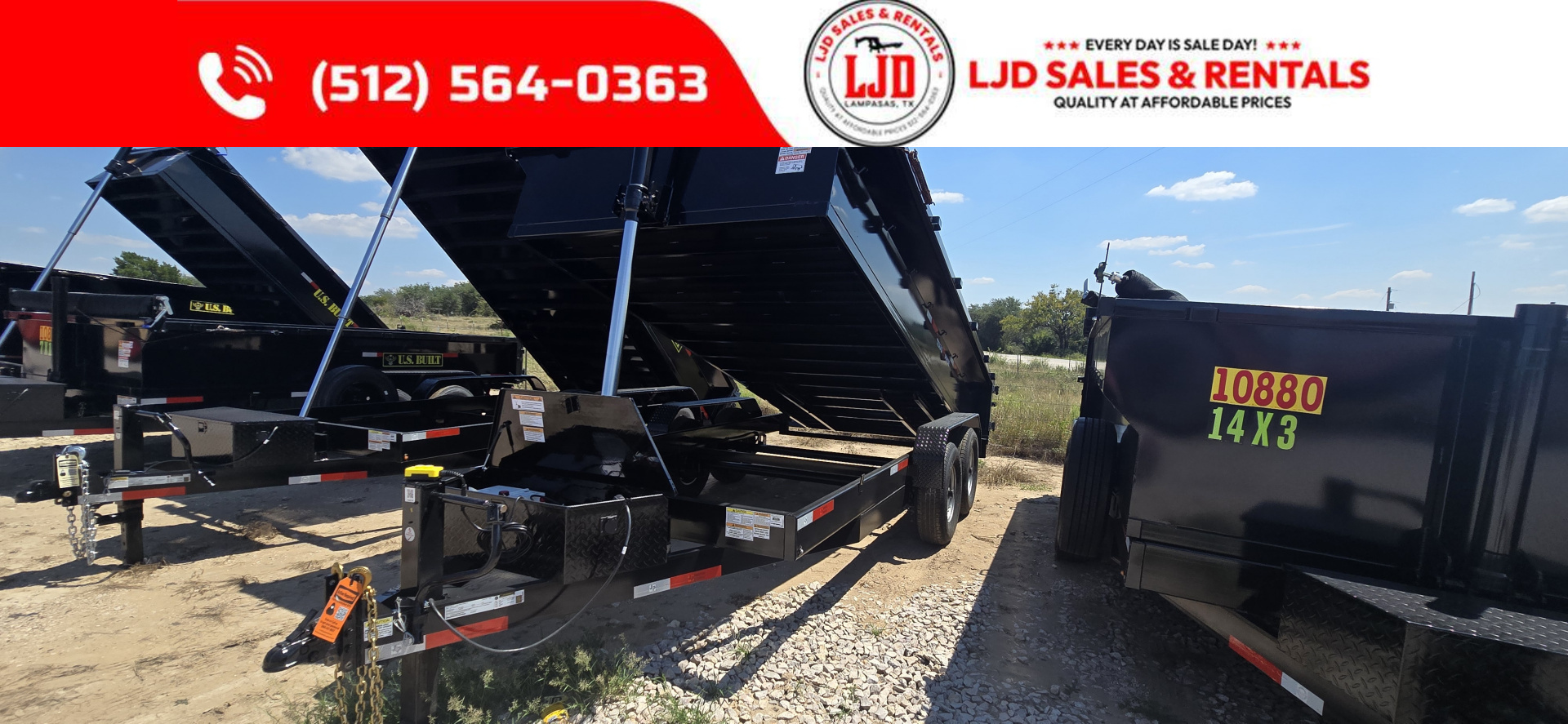 New 2026 - Texas Pride - 7' x 16' x 2' - Dump Trailer