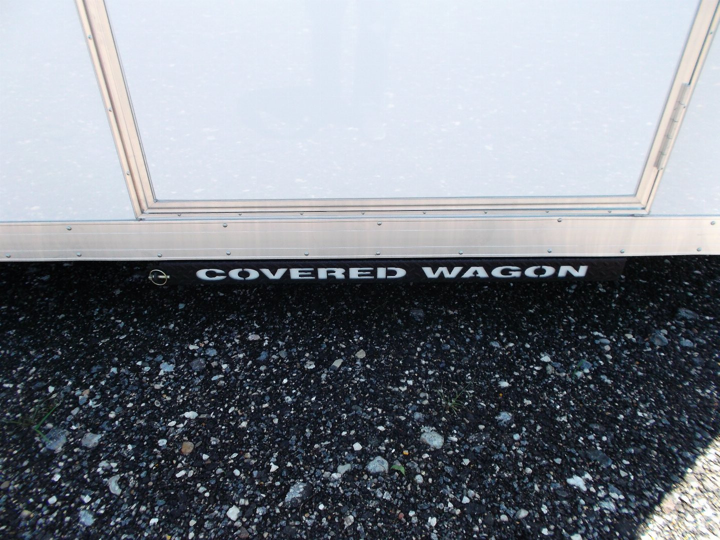 New 2026 Covered Wagon Trailers 8.5x20 Cargo / Enclosed Trailer / 7'6" Interior Height / Extra Wide Ramp / 5200# Axles / .030 White Semi-Screwless Exterior / 48" RV Side Door / 60" Triple Tube Tongue