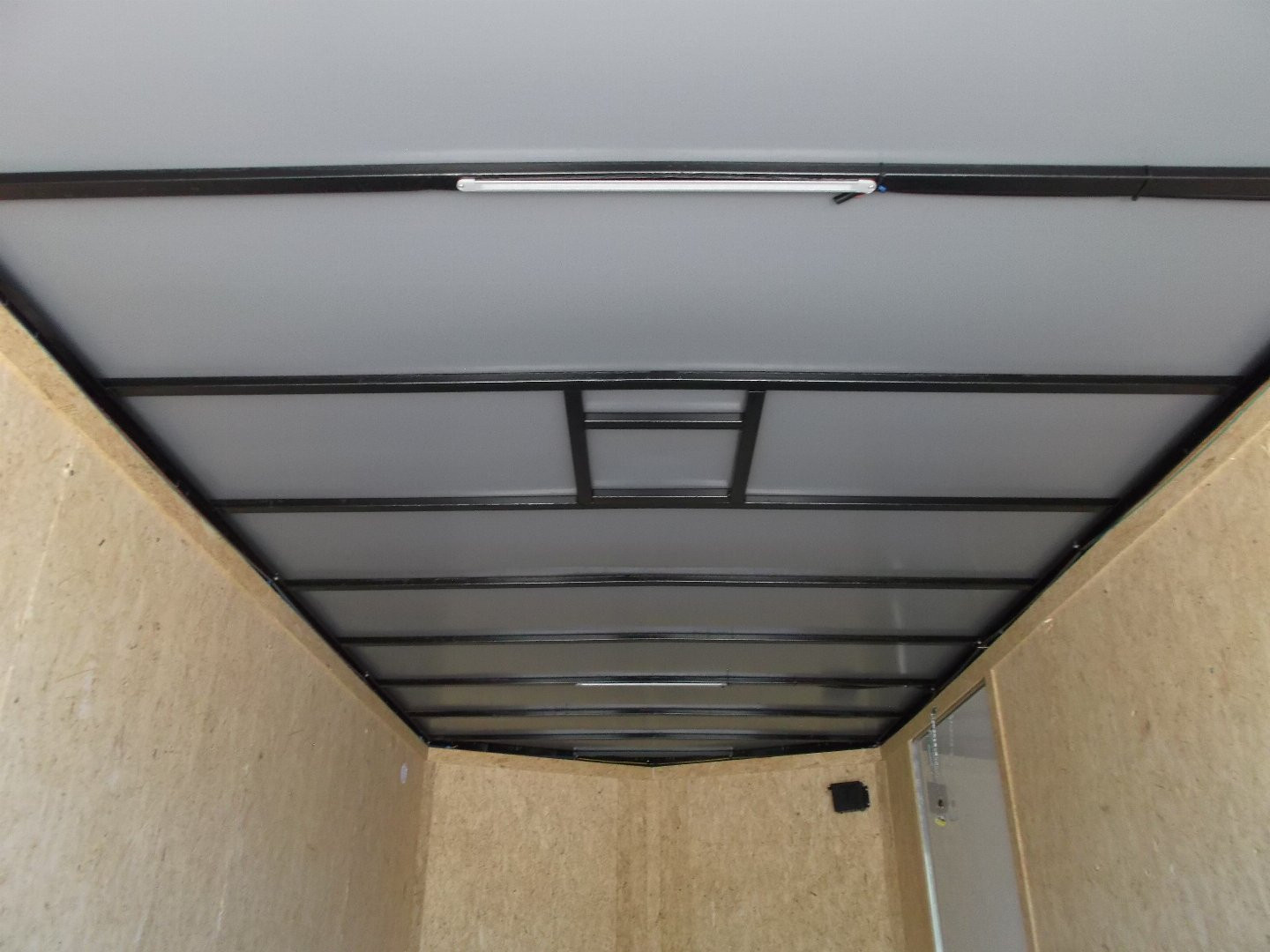 New 2026 Covered Wagon Trailers 8.5x20 Cargo / Enclosed Trailer / 7'6" Interior Height / Extra Wide Ramp / 5200# Axles / .030 White Semi-Screwless Exterior / 48" RV Side Door / 60" Triple Tube Tongue