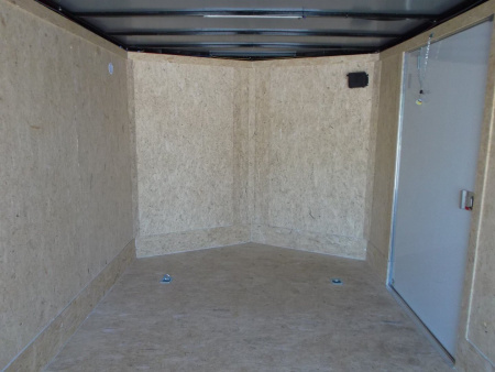 New 2026 Covered Wagon Trailers 8.5x20 Cargo / Enclosed Trailer / 7'6" Interior Height / Extra Wide Ramp / 5200# Axles / .030 White Semi-Screwless Exterior / 48" RV Side Door / 60" Triple Tube Tongue