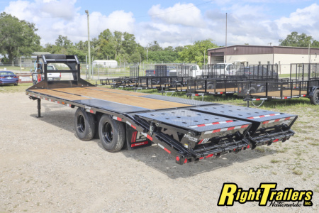 New 2026 8.5X25 PJ Gooseneck Equipment Trailer
