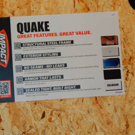 New 2026 Impact Trailers 7x14 7k Quake Cargo / Enclosed Trailer