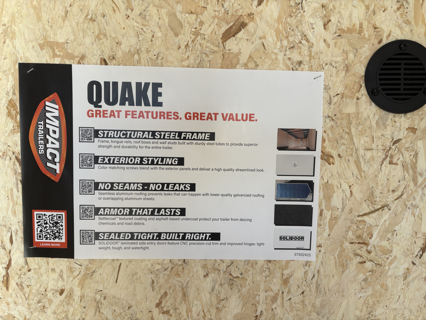 New 2026 Impact Trailers 6'X10' QUAKE CARGO Cargo / Enclosed Trailer