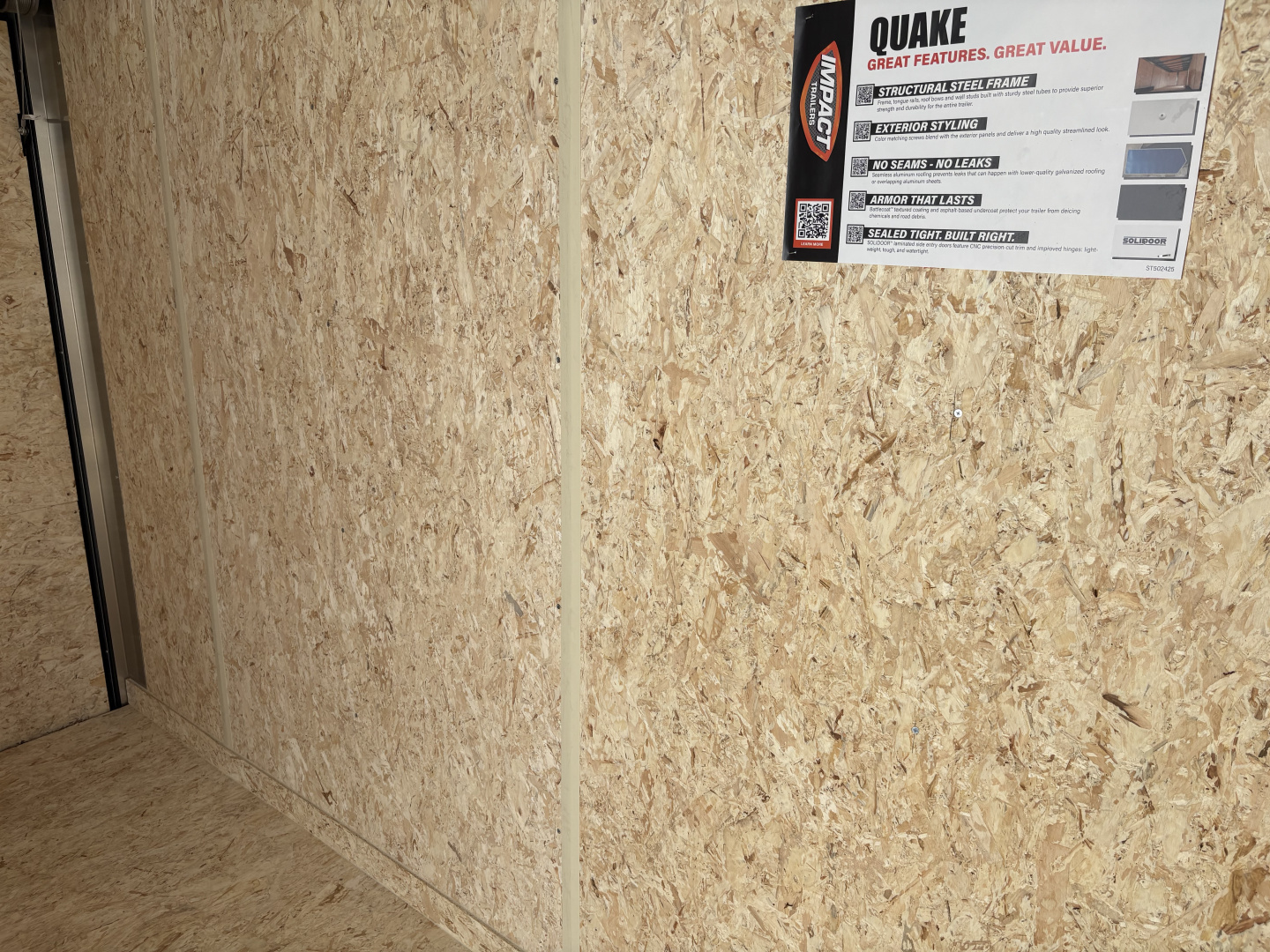 New 2026 Impact Trailers 6'X10' QUAKE CARGO Cargo / Enclosed Trailer