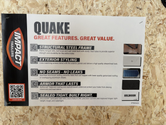 New 2026 Impact Trailers 6'X10' QUAKE CARGO Cargo / Enclosed Trailer