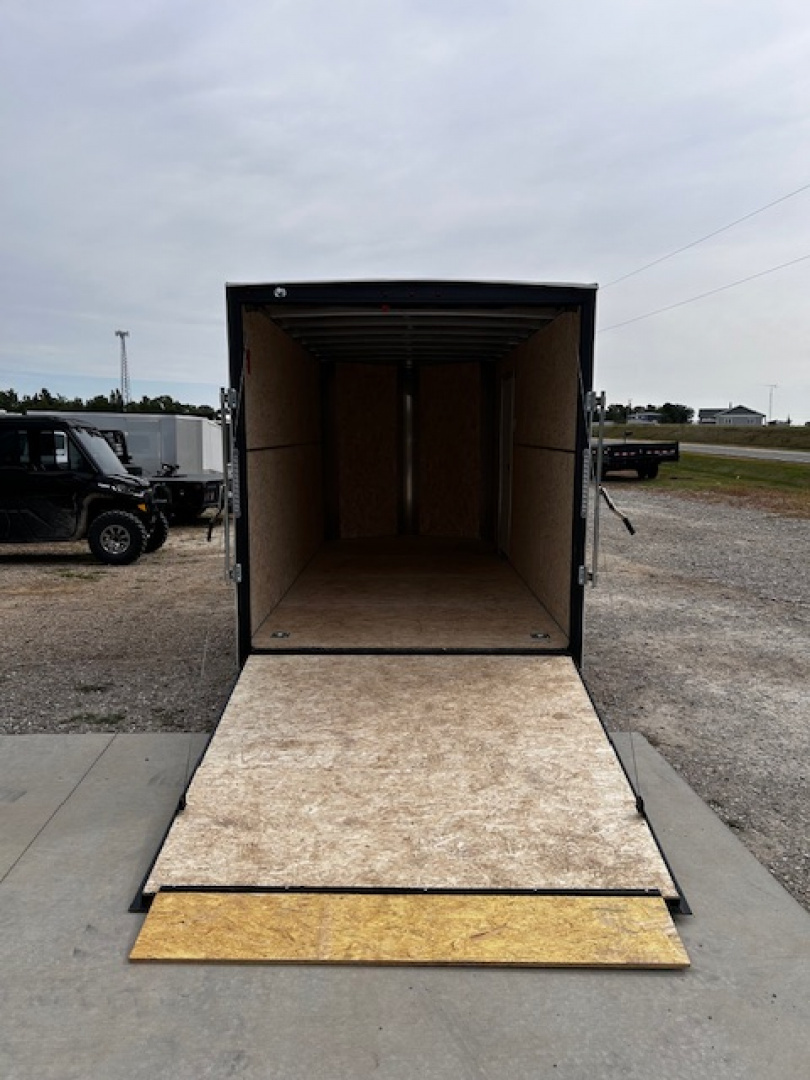 New 2026 H&H Trailers 7X16 7' INTERIOR RAMP DOOR Cargo / Enclosed Trailer