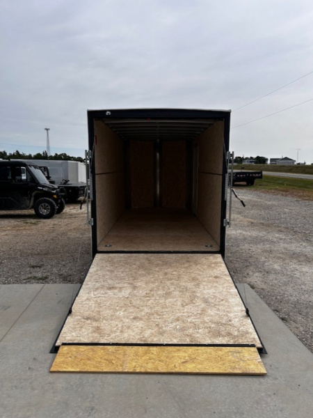New 2026 H&H Trailers 7X16 7' INTERIOR RAMP DOOR Cargo / Enclosed Trailer