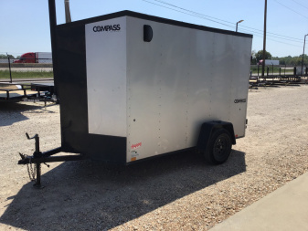 2023 Compass 6'x10' Enclosed Trailer- Indigo