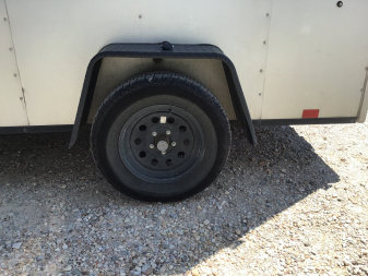 Used 2023 Compass 6'x10' Enclosed Trailer- Indigo