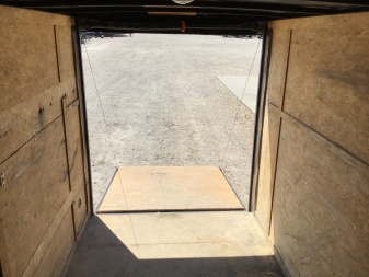 Used 2023 Compass 6'x10' Enclosed Trailer- Indigo