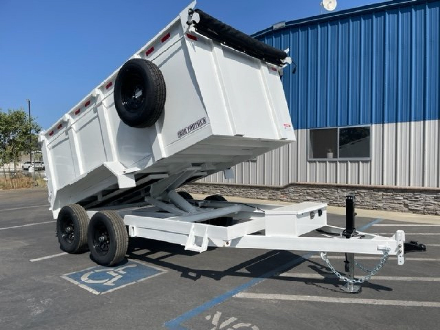 New 2025 Iron Panther 6.5x12x4 Dump Trailer 10k