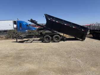 New 2023 ED 7'x14'x4' Roll Off Dump Trailer 14k