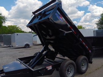 New 2026 Hawke Trailers 6X10TA 10K Low Profile Scissor Dump Trailer