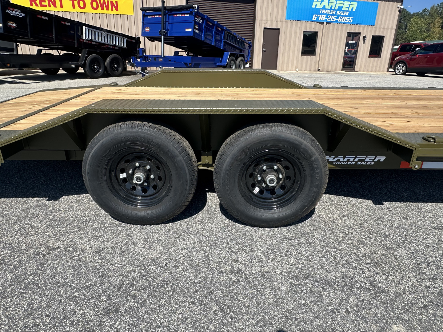 New 2025 10K 102X20 WOOD FLOOR CAR HAULER WITH WINCH PLATE AND BATTERY BOX