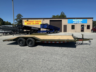 New 2025 10K 102X20 WOOD FLOOR CAR HAULER WITH WINCH PLATE AND BATTERY BOX