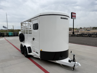 New 2026 Good Guys 14'x6' Horse Trailer w/Tack Room - Roper