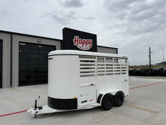 New 2026 Good Guys 14'x6' Horse Trailer w/Tack Room - Roper