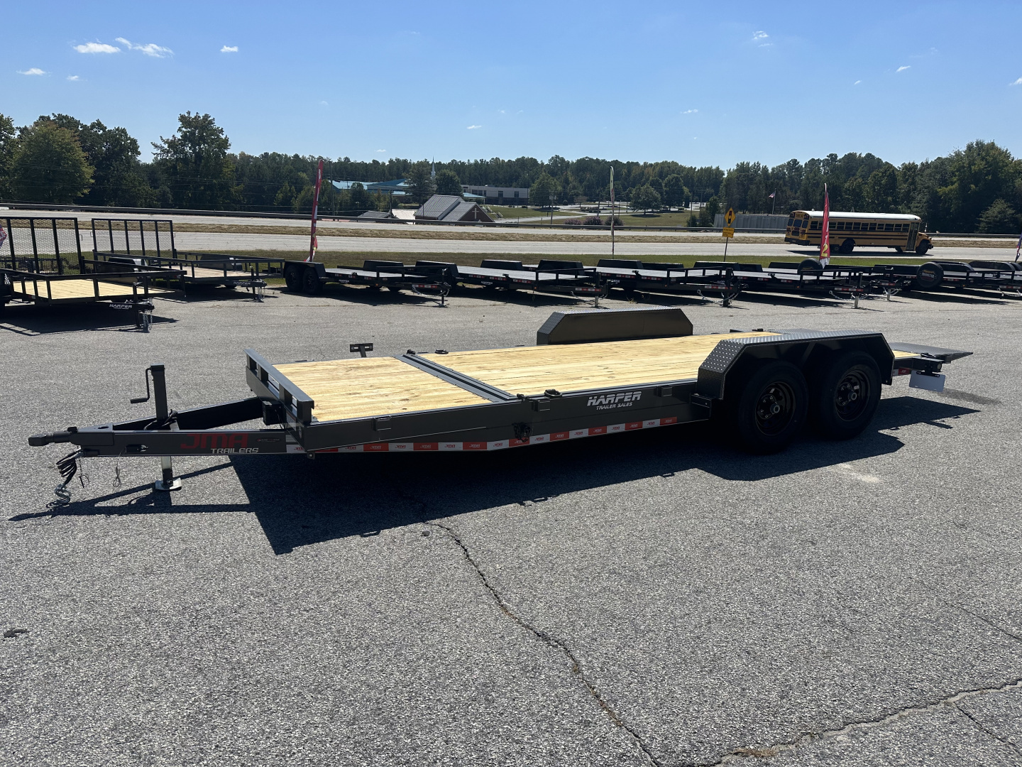 New 2025 20FT 10K MANUAL TILT FLOOR CAR HAULER