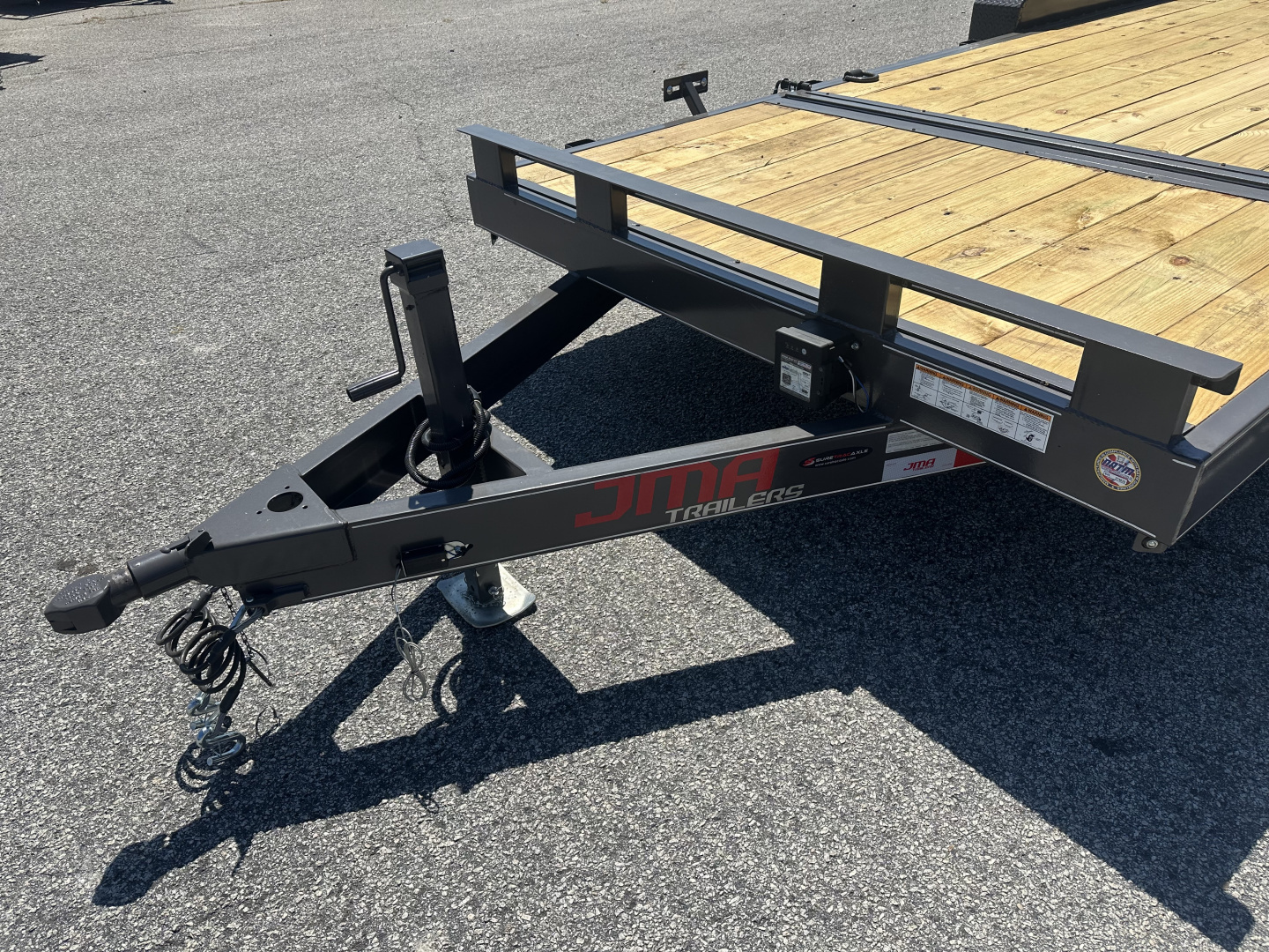 New 2025 20FT 10K MANUAL TILT FLOOR CAR HAULER