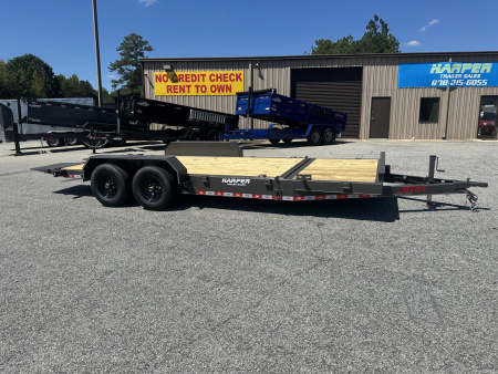 New 2025 20FT 10K MANUAL TILT FLOOR CAR HAULER