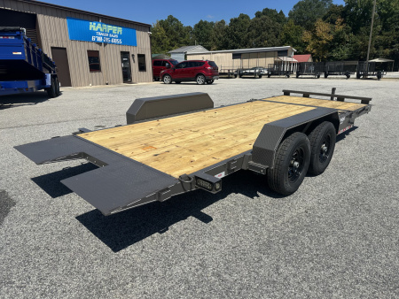 New 2025 20FT 10K MANUAL TILT FLOOR CAR HAULER