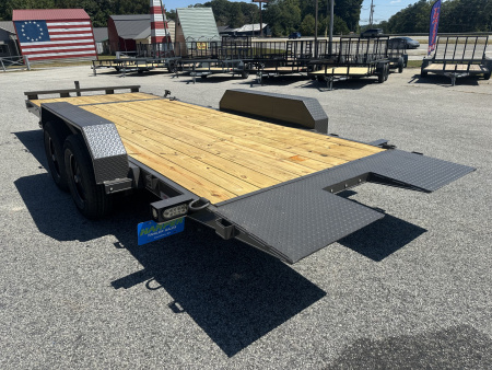 New 2025 20FT 10K MANUAL TILT FLOOR CAR HAULER