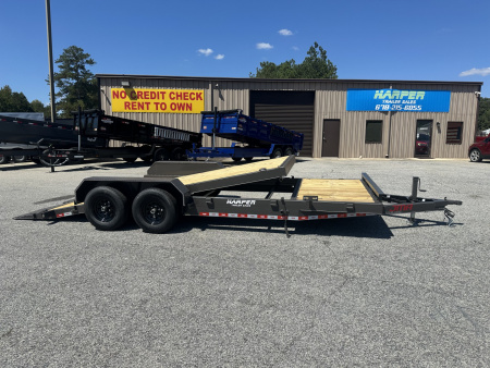 New 2025 20FT 10K MANUAL TILT FLOOR CAR HAULER