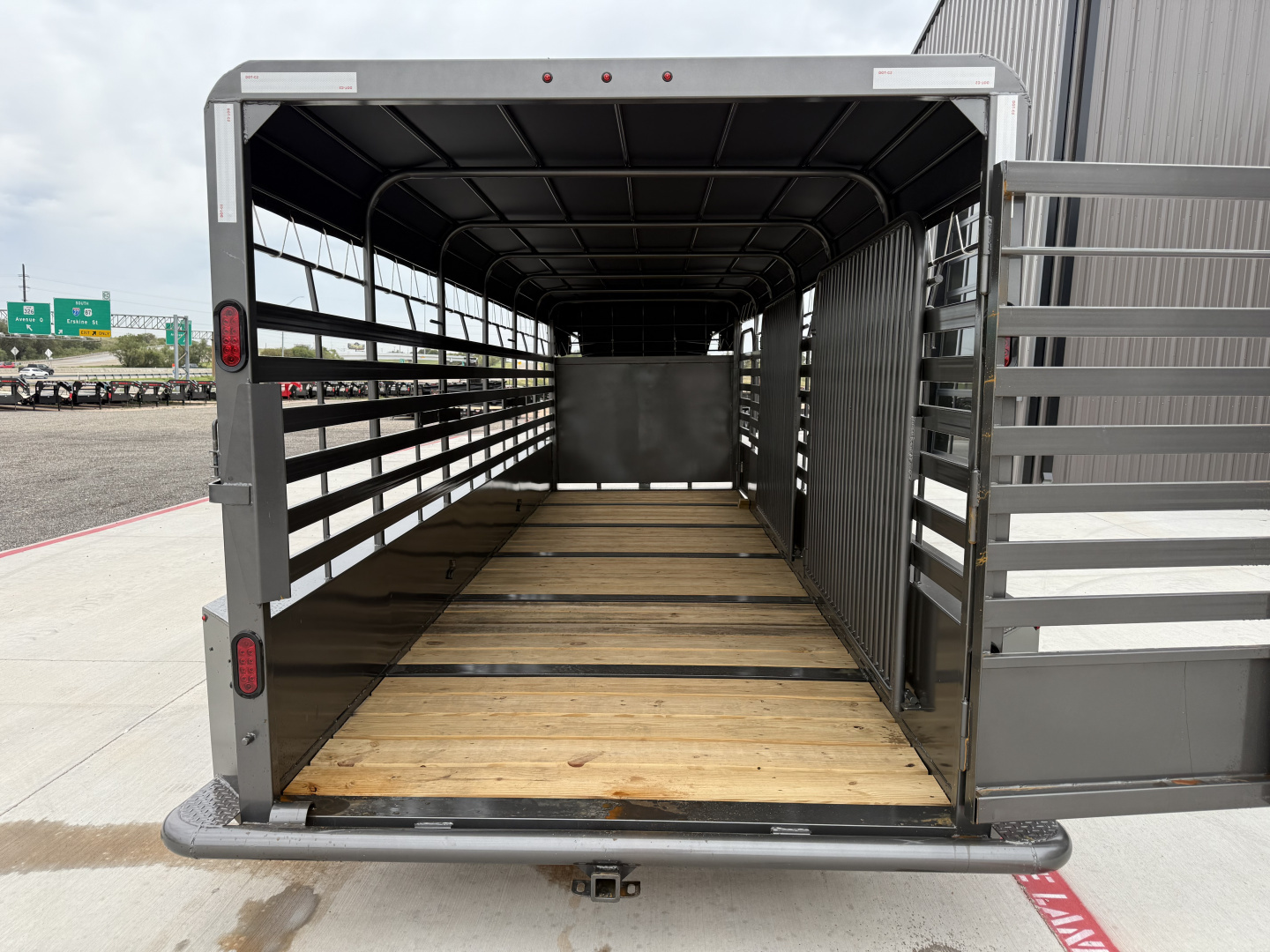 New 2026 Good Guys 6'8"x24' GN Bar Top Livestock Trailer - BTL