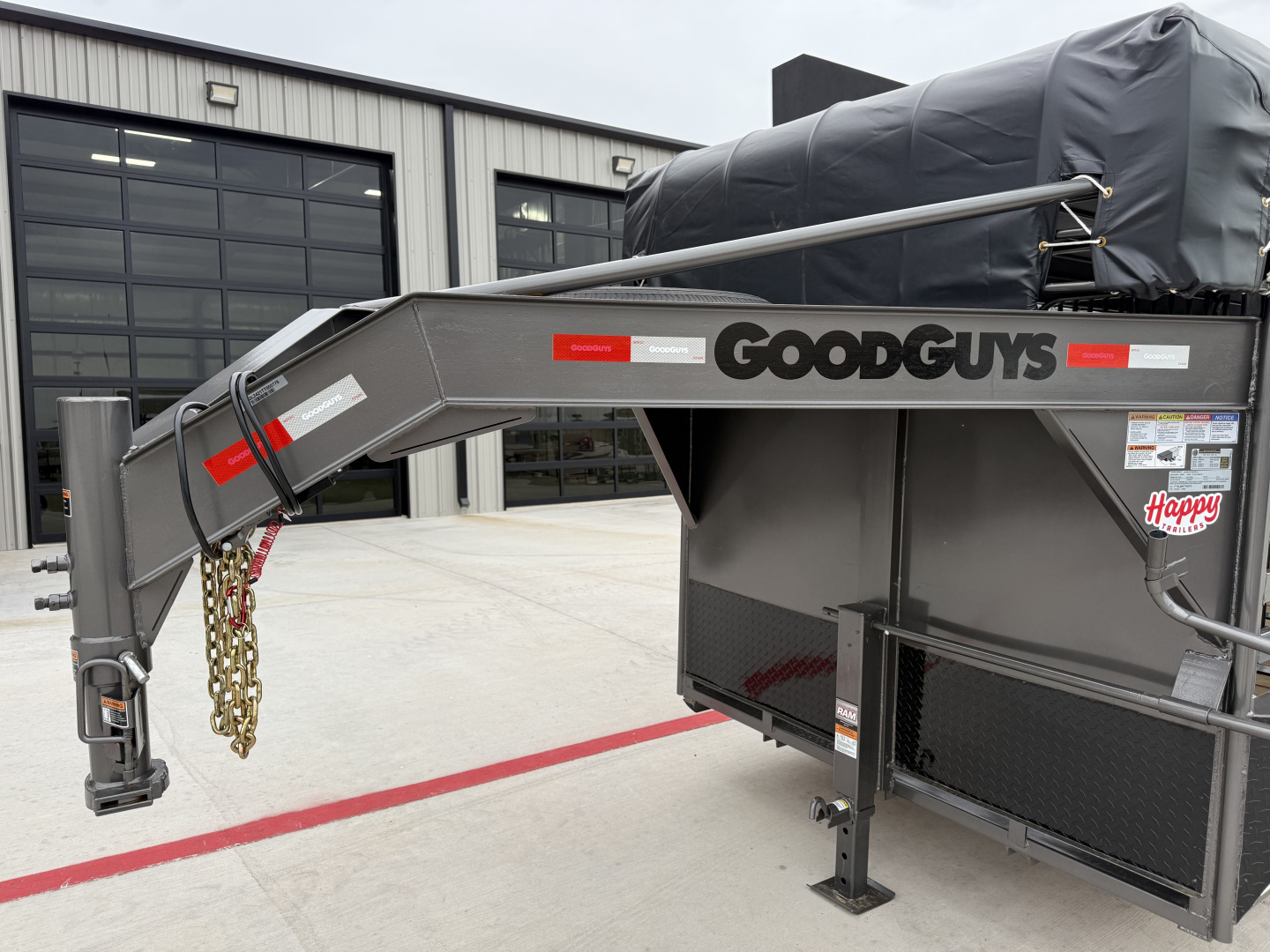 New 2026 Good Guys 6'8"x24' GN Bar Top Livestock Trailer - BTL