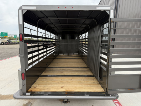 New 2026 Good Guys 6'8"x24' GN Bar Top Livestock Trailer - BTL