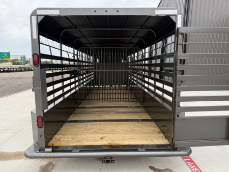 New 2026 Good Guys 6'8"x24' GN Bar Top Livestock Trailer - BTL