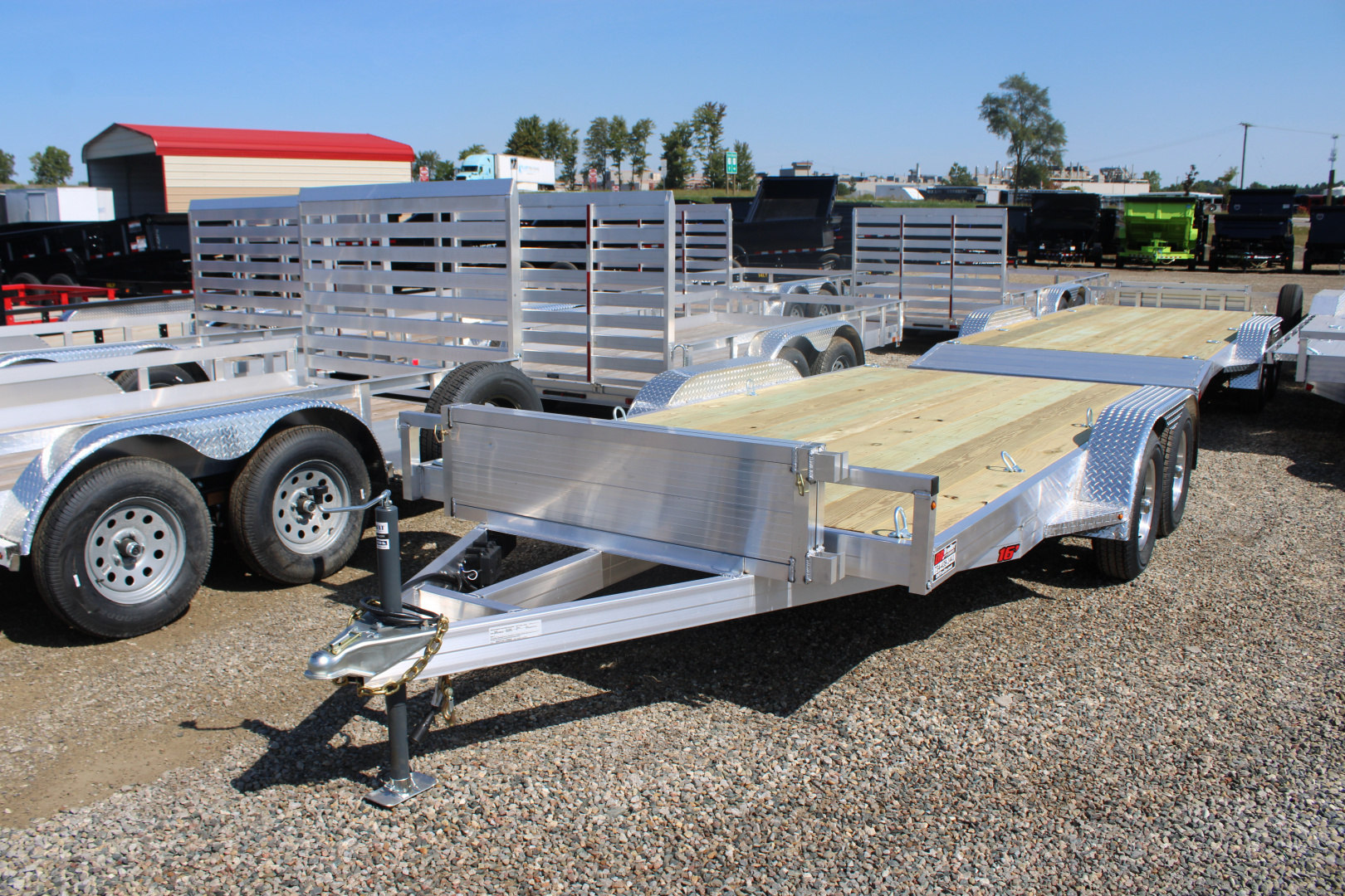 New 2026 Wolverine Trailers 16' 7K GVWR ALUMINUM CAR HAULER Car Hauler