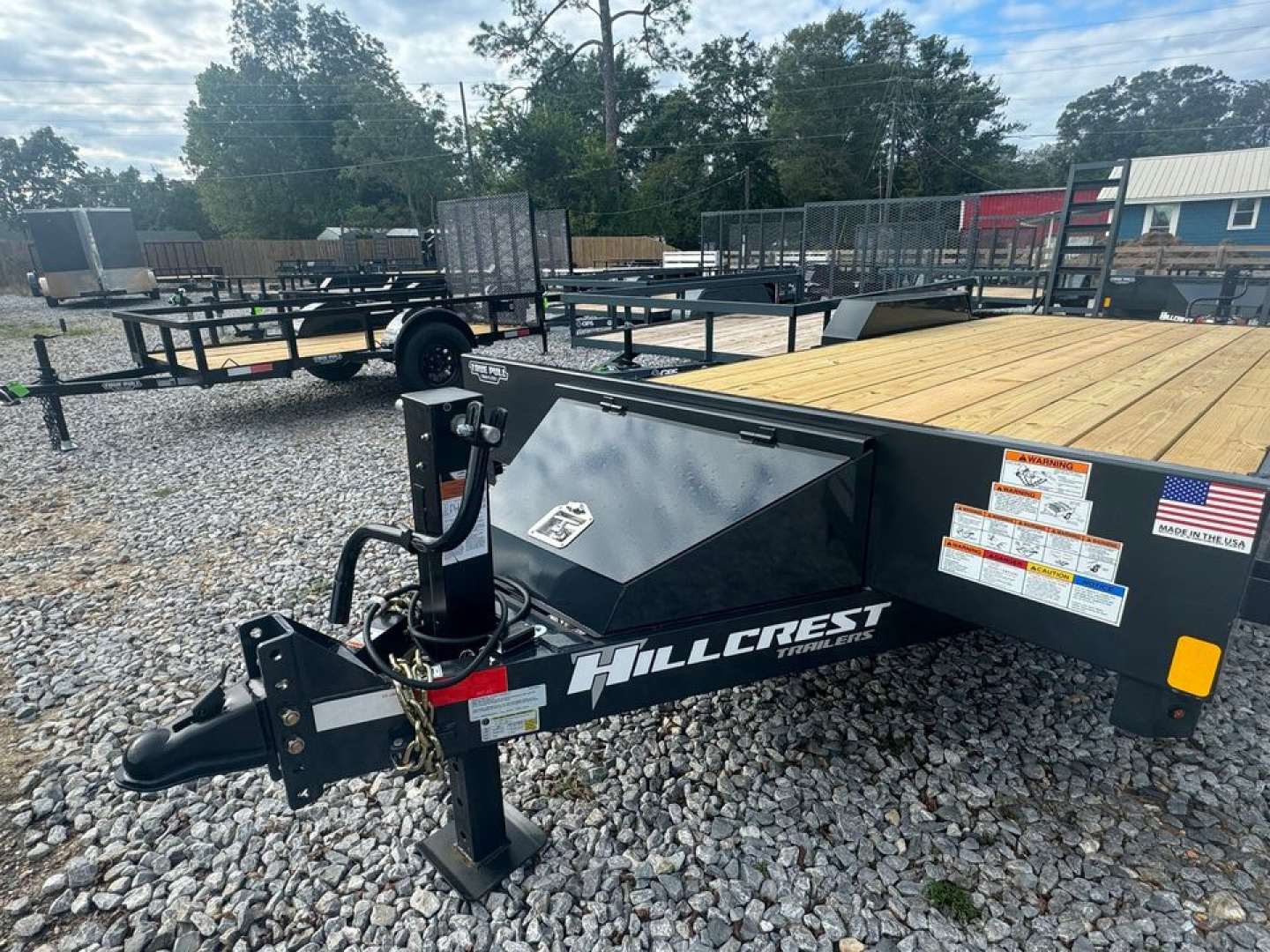 New 2026 Hillcrest Trailers 82"x20' 14k Equipment Trailer