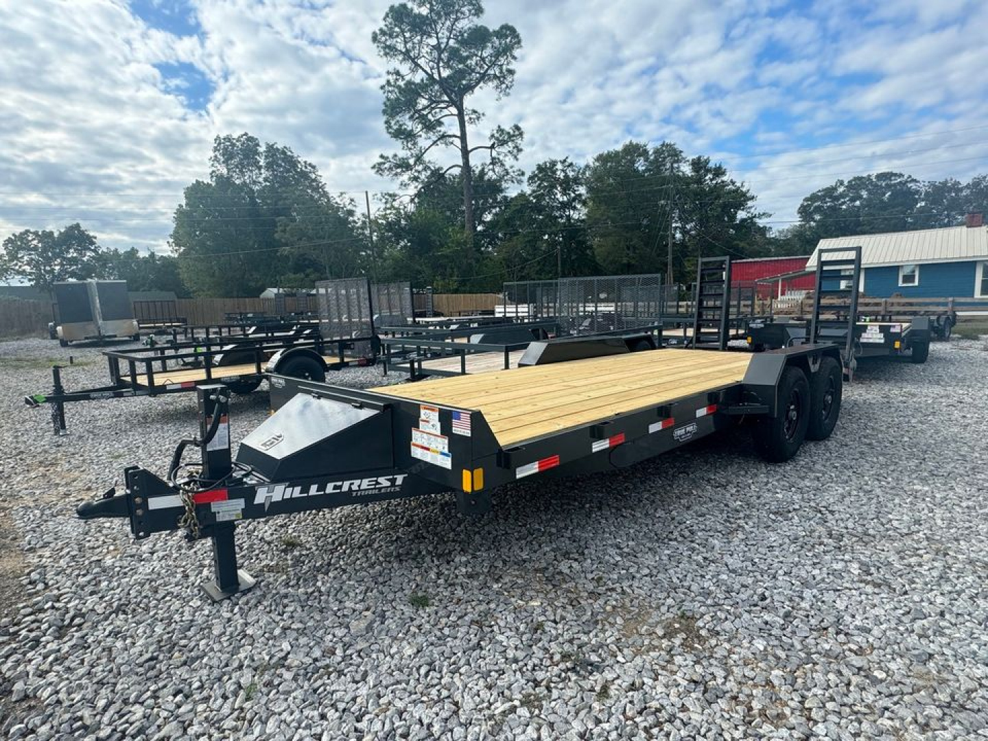 New 2026 Hillcrest Trailers 82"x20' 14k Equipment Trailer
