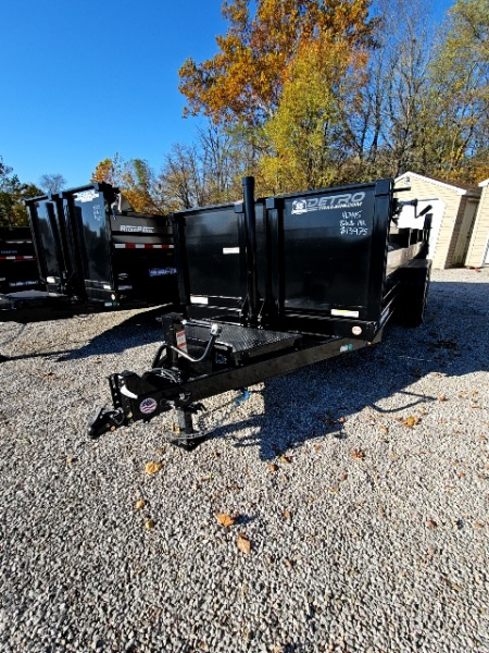 New 2025 Sure-Trac 82  x 16' 14K Telescopic HD Low Profile Dump Trailer