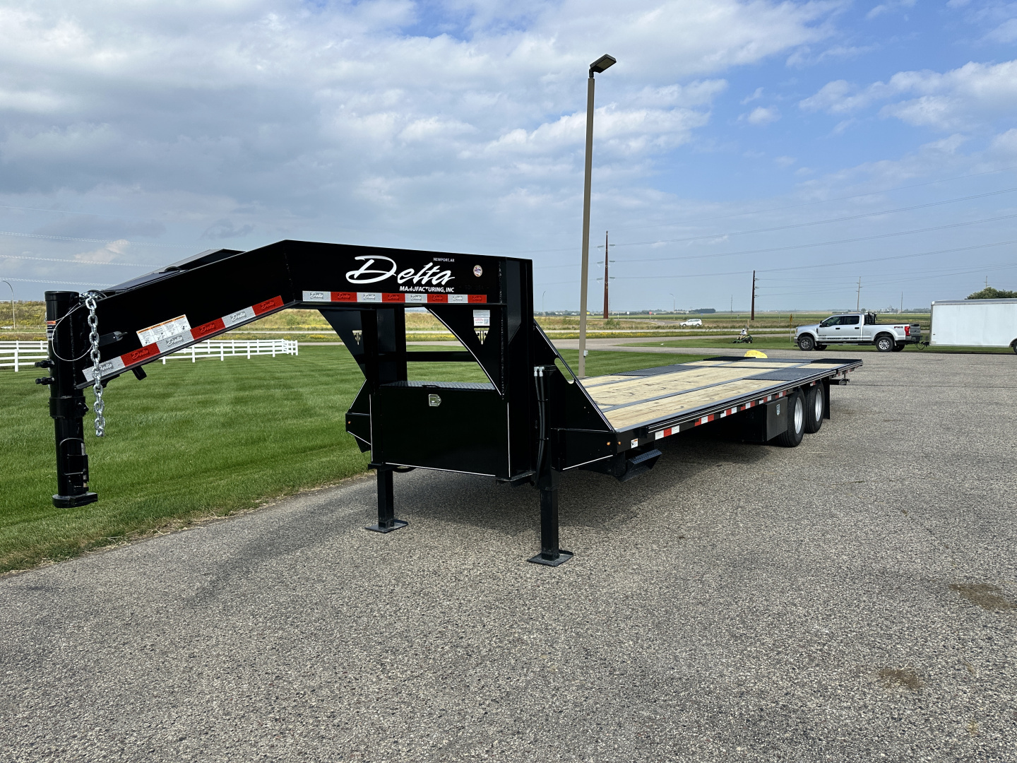 New 2026 Delta Mfg 32'X8'6" 210HGN Flatbed Trailer