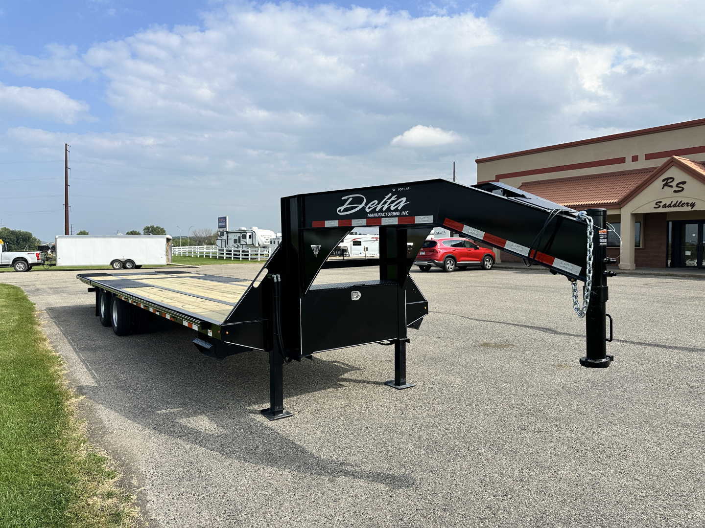 New 2026 Delta Mfg 32'X8'6" 210HGN Flatbed Trailer