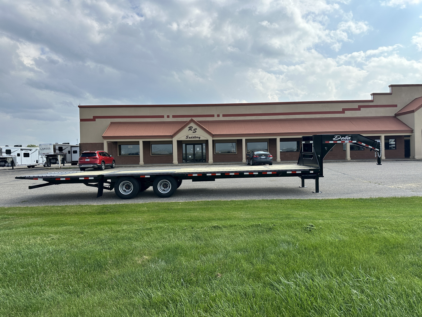 New 2026 Delta Mfg 32'X8'6" 210HGN Flatbed Trailer