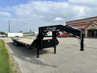New 2026 Delta Mfg 32'X8'6" 210HGN Flatbed Trailer