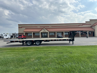 New 2026 Delta Mfg 32'X8'6" 210HGN Flatbed Trailer