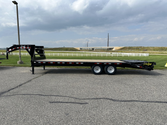 New 2026 Delta Mfg 25'X8'6" 27GN Flatbed Trailer