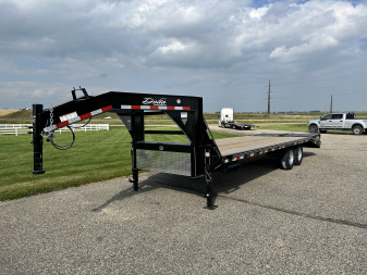 New 2026 Delta Mfg 25'X8'6" 27GN Flatbed Trailer