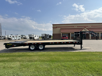 New 2026 Delta Mfg 25'X8'6" 27GN Flatbed Trailer