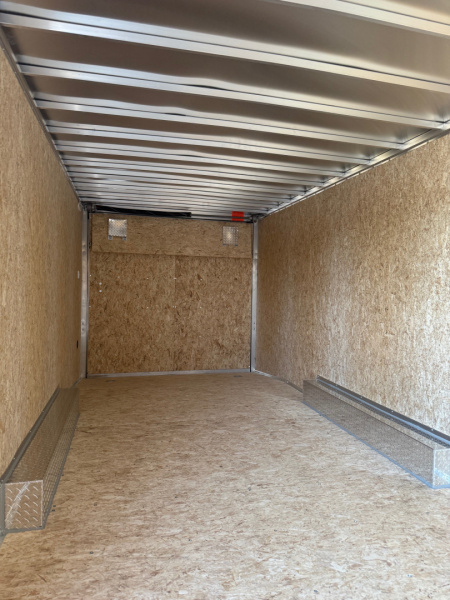 New 2026 Lightning 8.5 x 24 Enclosed All Aluminum Car Hauler with Ramp 10K GVW 7ft Interior Height