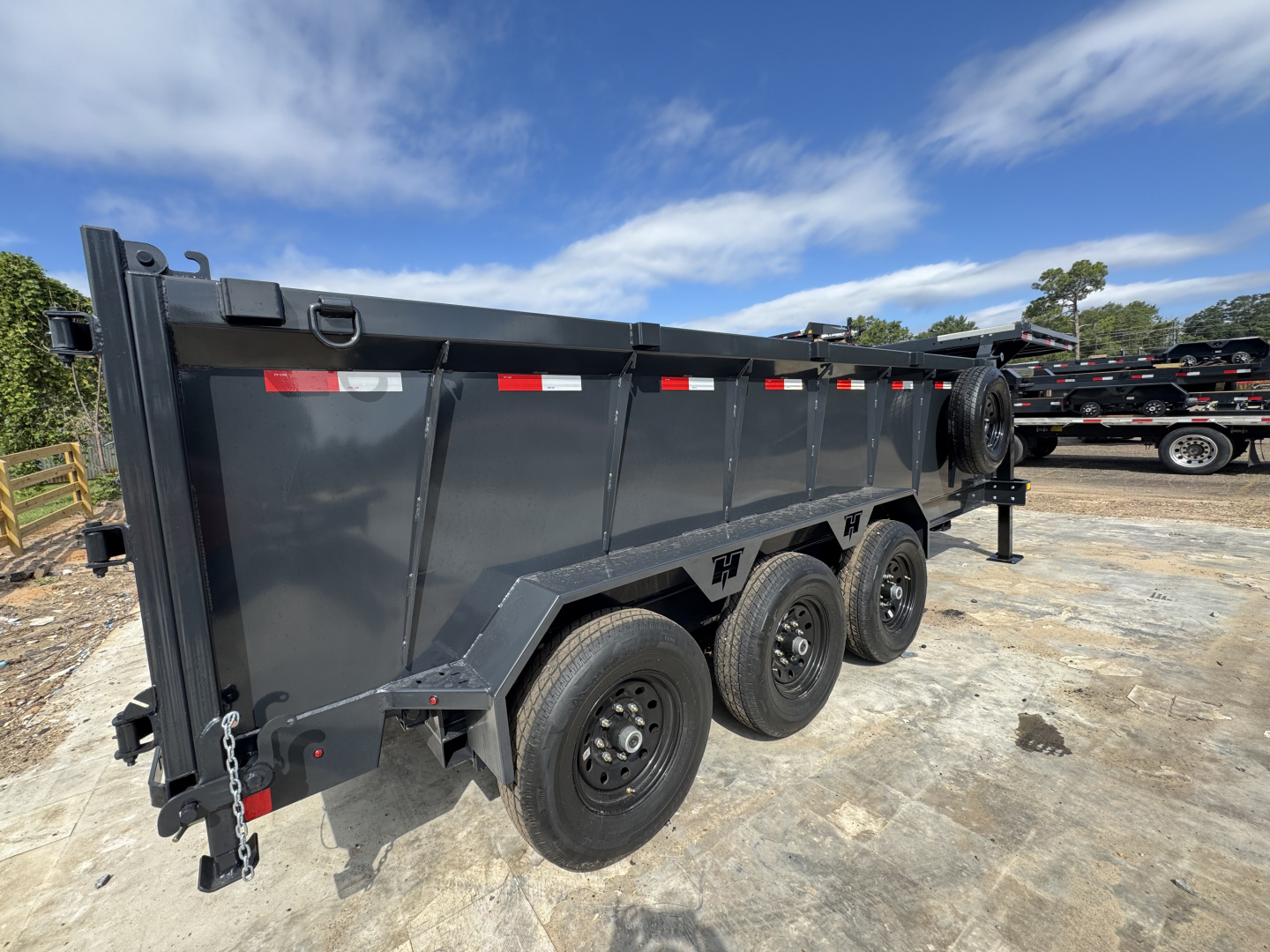 New 2026 Hillcrest Trailers 7x16 21k Gooseneck Dump Trailer
